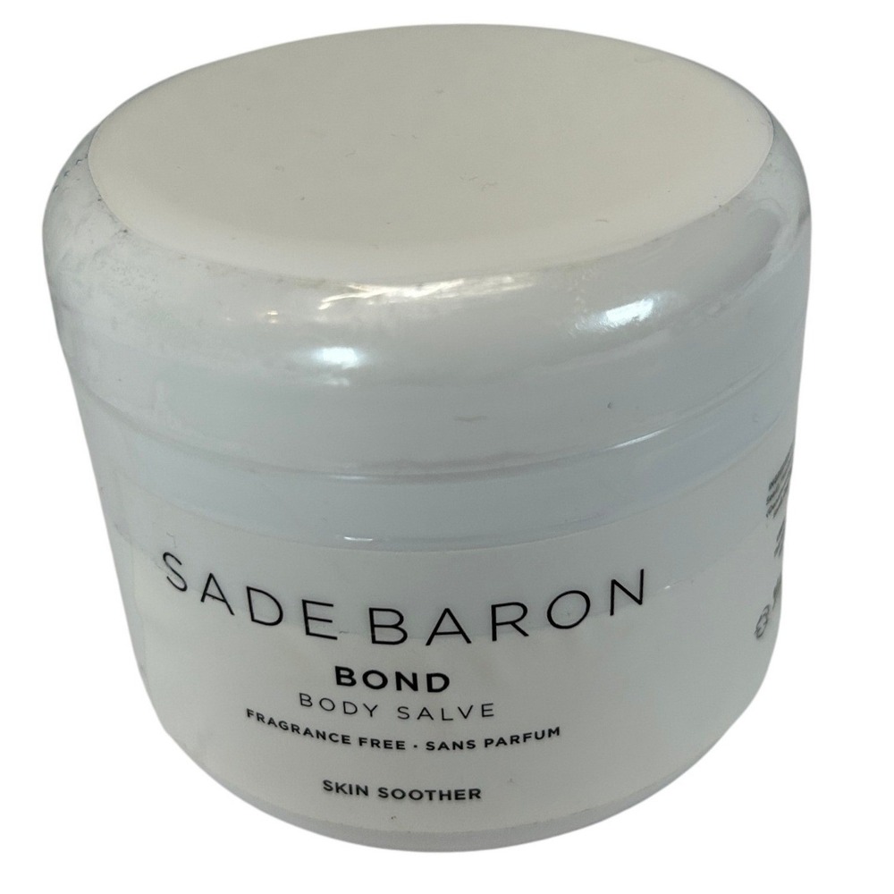 Sade Baron Bond Body Salve Fragrance Free Skin Soother 4oz 120ml New
